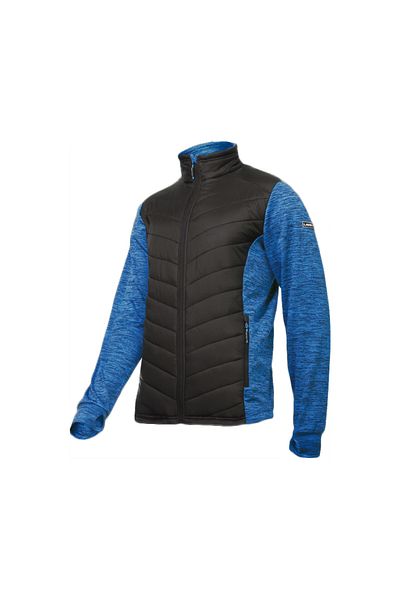 Lahti Pro Jacheta Cu Imprimeu Si Matlasare / Albastru-Negru - 2Xl