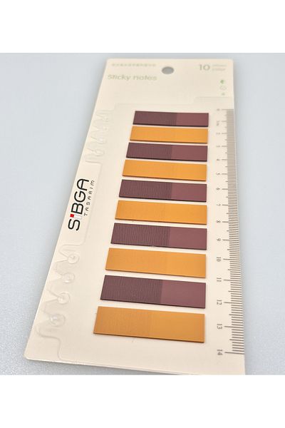 sibga tasarım Transparent Color Postit Post-It Post It. Book Marker Bookmark Postit Sticker Note Paper 200 Sheets