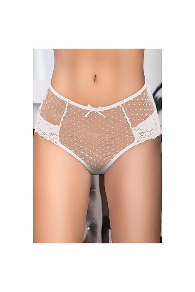 Narnuga Mi̇raxx White Women's Points Panties Margarita-K1007