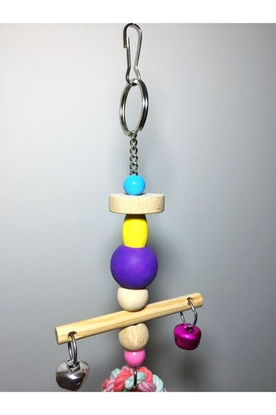 Ciko Kafes Stringed Parrot Bird Toy with Bell