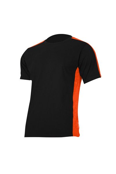 Lahti Pro Multicolor Cotton T-Shirt / Black-Orange - 3Xl