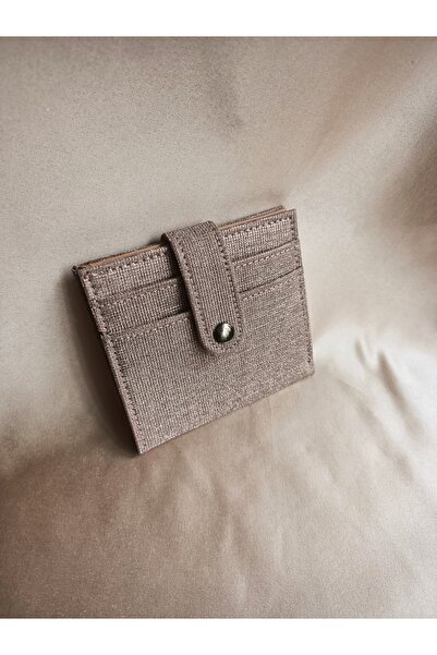 Gül Karatekin Γυναικεία θήκη για κάρτες με κλείσιμο με πούδρα (χωρίς απορρόφηση λάμψης)