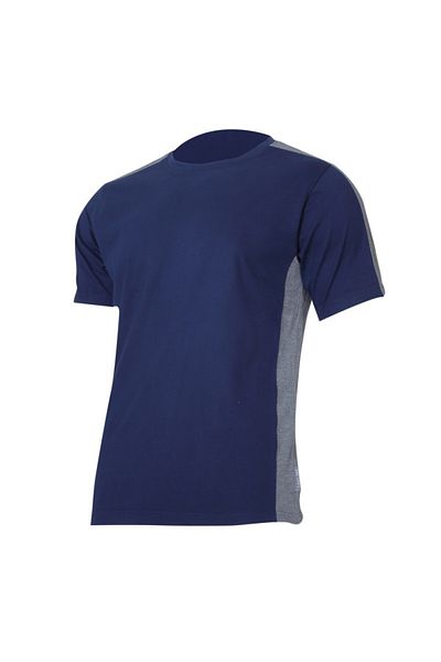 Lahti Pro Multicolor Cotton T-Shirt / Blue-Grey - S