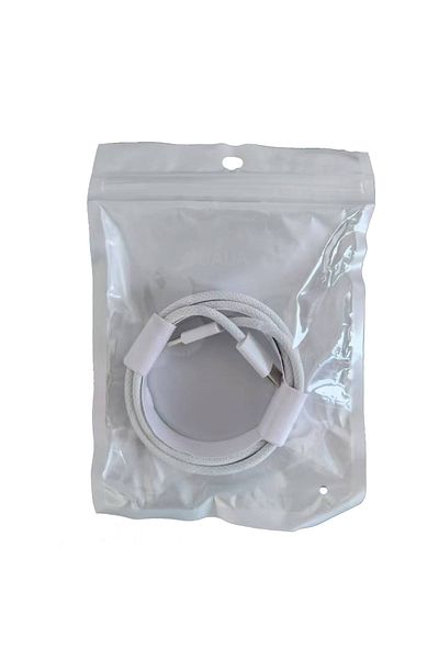 Choice3 1m Grey bagged USB TYPE C Cable TYPE C to TYPE C PD 60W Fast Charging For Apple iPhone 15 Pro Max Hu