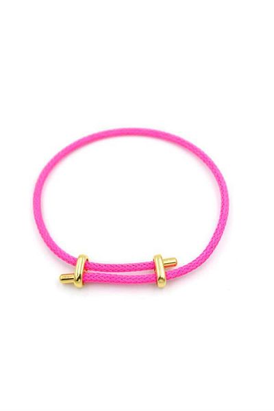 Angoravi Rope Bracelet - Fuchsia