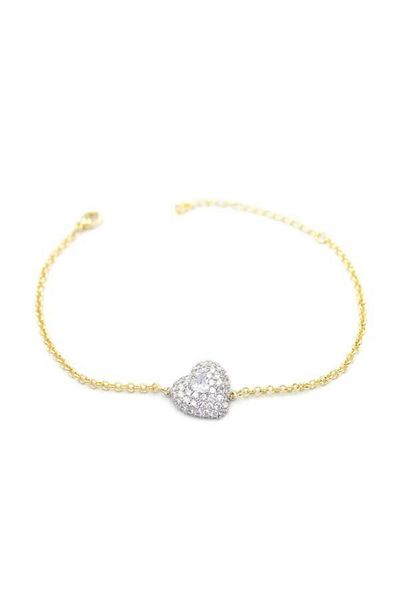 Angoravi Heart Bracelet - White