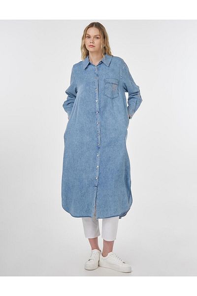 Kayra Lyocell Long Tunic Towel Wash