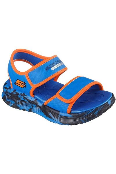 SKECHERS Sandály Skechers S Lights-sola Glow S, Modré, Dětské