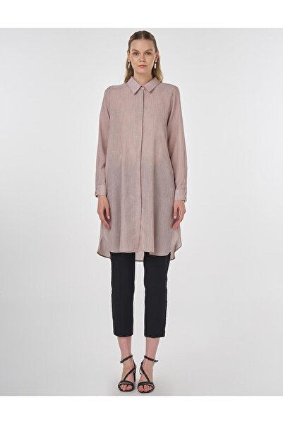 Kayra Uzun Basic Tunik Bordo