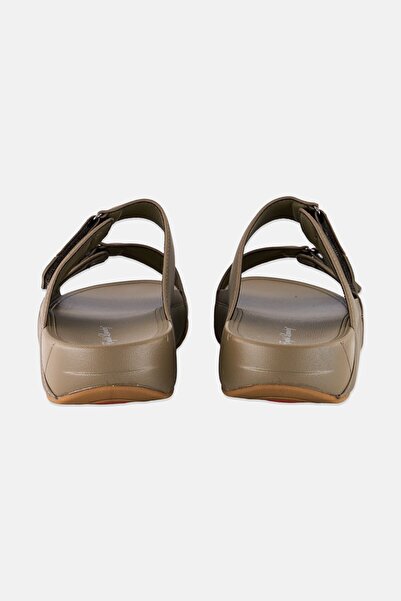 English Laundry Men 2 Strap Slip On Arabic Sandals, Olive