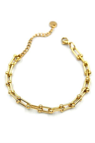 Angoravi Tf Chain Bracelet - Gold