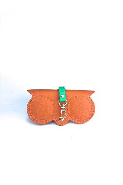 Owl Unisex Hakiki Deri Lüks Gözlük Kılıfı
