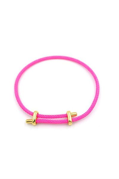 Angoravi Rope Bracelet - Fuchsia