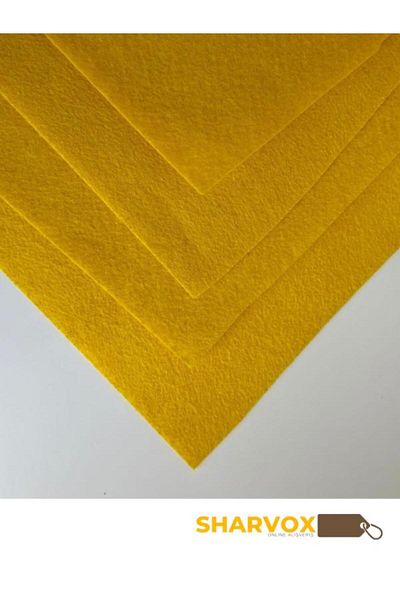 Sharvox Yellow Colored Activity Felt Meter Thin Felt Fabric Activity Felt Felt 1 Meter 100 cm X 100 cm