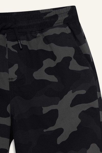 DeFacto Boy's Camouflage Patterned Gabardine Shorts F1179A825Hs