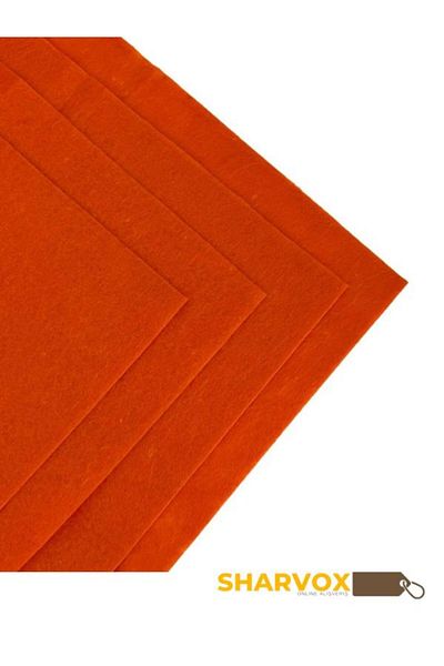 Sharvox Orange Colored Activity Felt Meter Thin Felt Fabric Activity Felt Felt 1 Meter 100 cm X 100 cm