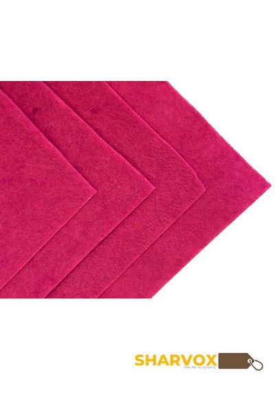 Sharvox Fuchsia Colored Activity Felt Meter Thin Felt Fabric Activity Felt Felt 1 Meter 100 cm X 100 cm