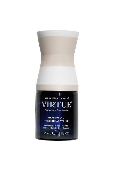 Virtue Healing Oil 50ml – Lightweight, Repairing Hair Oil with Alpha Keratin for All Hair Types