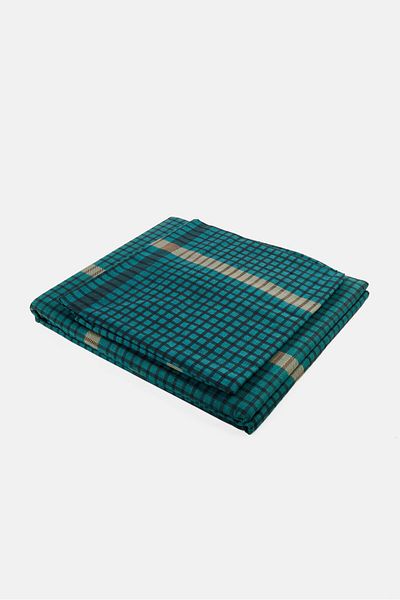 Nautica 3 Pieces Double Checkered Bedsheet Set, Multicolor