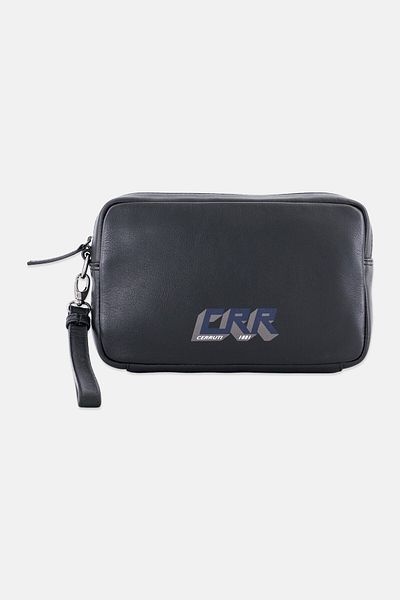 Cerruti 1881 Men Brand Logo Clutch Bag, Black