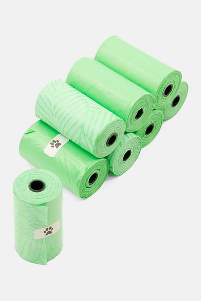 Posh Paws 8 Rolls Tropical Breeze Scent Poo Bag, Assorted
