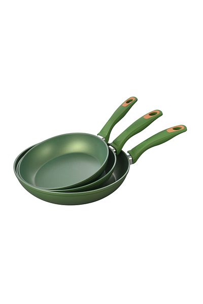 Zass Gourmet Zg-acs 06 Non-stick Die-cast Aluminum Pan Set, Green