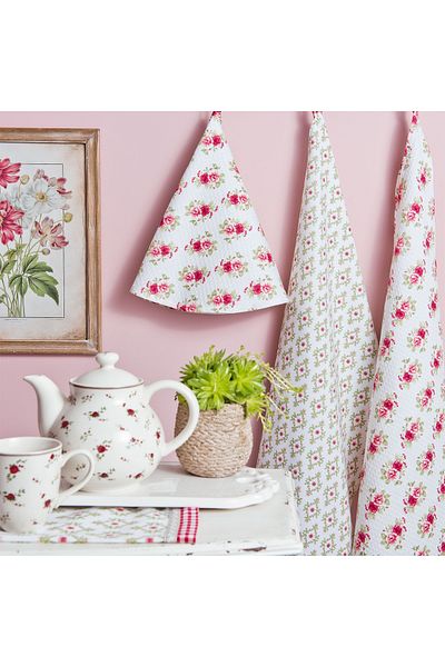 Clayre & Eef Cotton Tablecloth Romantic 50*140 cm
