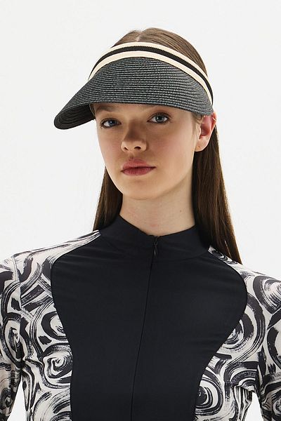 C&City Vizor Beach Hat Y25730-36 Black