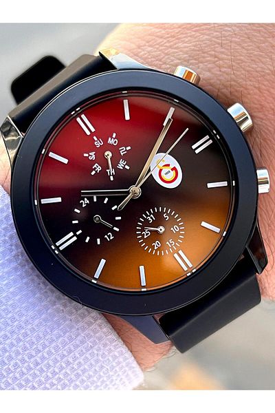 Quantum Galatasaray Licensed Internal Functions Active 3 Atm Silicone Cord Fan Wrist Watch 1905.681