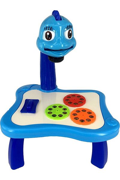 rexa Drawing Projector for Kids blue color 26x7.6x21.8 cm