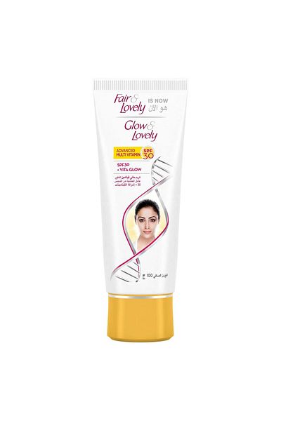Glow & Lovely Face Cream Advanced Multi-vitamin Spf 30 Vita Glow 100 G Brightening, Hydrating & Sun Protection