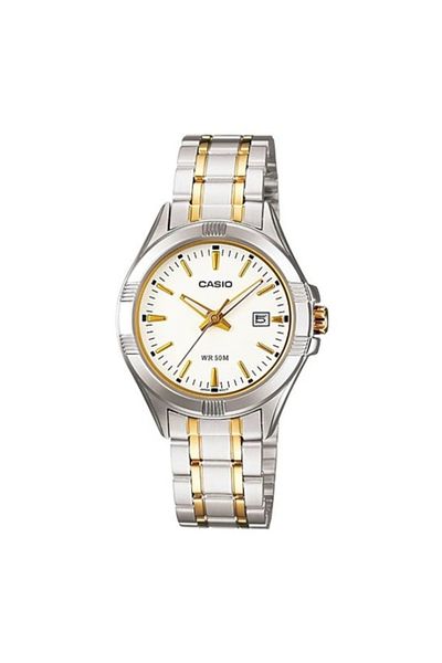 Casio CASIO Women's Analog White Dial Watch - LTP-1308SG-7A