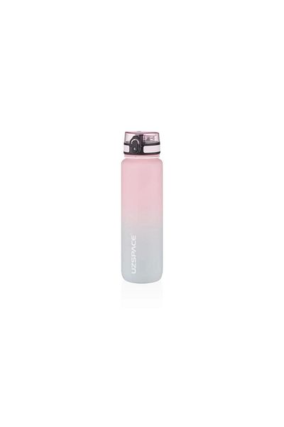Uzspace 3038-6 Tritan Flask 1000 ml Pink-Gray