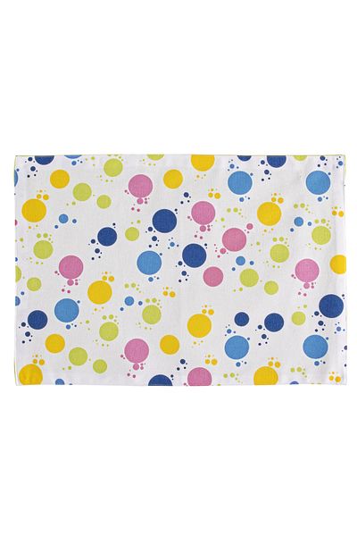 Bizzotto Set of 4 cotton plate holders Bubbles 33x48 cm