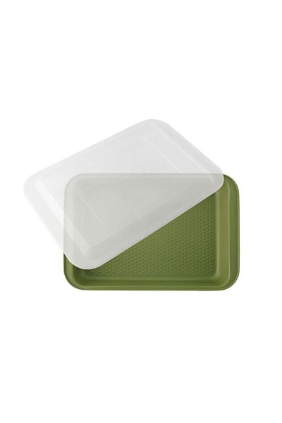 Zass Tavă de copt dreptunghiulară cu capac ZASS Gourmet, ZG-BW 05, 36x23x4.5cm, culoare verde