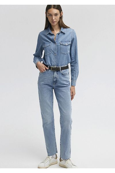 Mavi 101441-86468 New York Classic Denim Vintage Indigo Blue Jean Pants