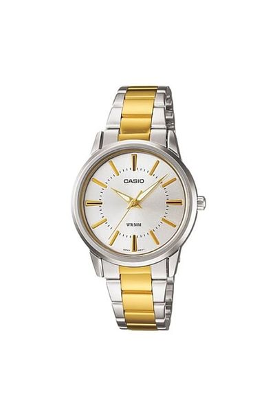 Casio CASIO Women's Analog White Dial Watch - LTP-1303SG-7A