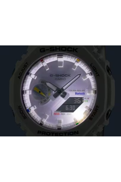 Casio G-Shock Ga-B2100Fc-7Adr White Color Solar Powered Bluetooth Connectivity Sports Men's Wristwatch