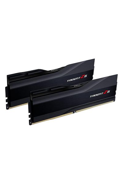 G Skill ذاكرة سطح المكتب Gskill Trident Z5 F5-6000j3040g32gx2-tz5k 64 جيجابايت (2X32 جيجابايت) Ddr5 6000 ميجا هرتز Cl30