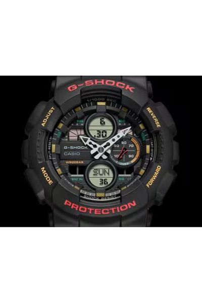 G-SHOCK G-SHOCK Men's Analog-Digital Black Dial Watch - GA-140-1A4DR