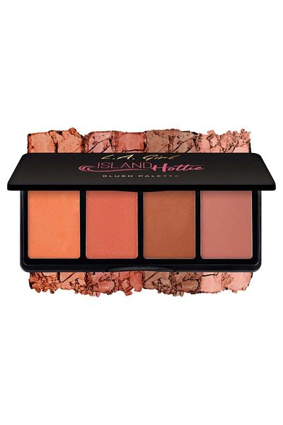 LEADING LINES L.A. Girl Gorgeous Blush Palette, Island Hottie Corals, 16 oz