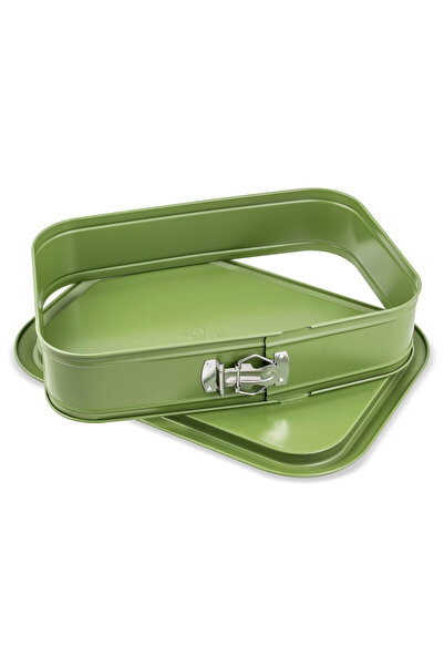 Zass Tavă de copt dreptunghiulară cu bază detașabilă ZASS Gourmet, ZG-BW 06, 39x28x8cm, culoare verde