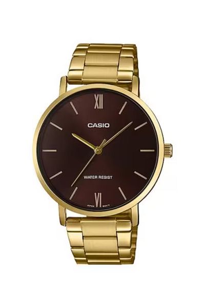 Casio CASIO Men's Analog Brown Dial Watch - MTP-VT01G-5BUDF