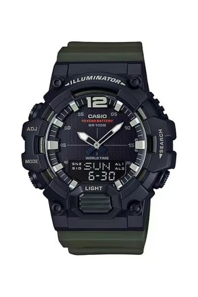 Casio CASIO Men's Analog-Digital Blue Dial Watch - HDC-700-3A