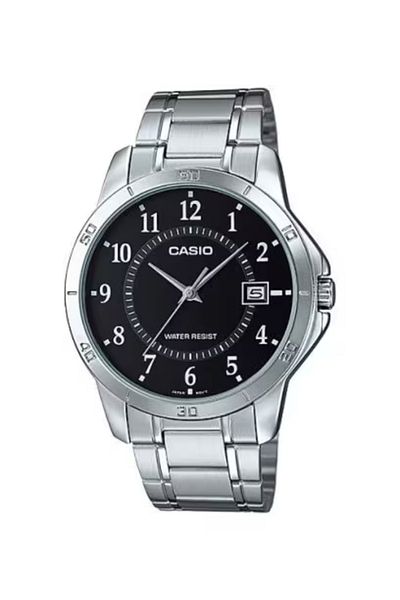 Casio ساعة كاسيو للرجال بمينا أسود تناظرية - MTP-V004D-1B