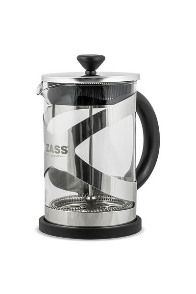 Zass Presă de cafea franceză ZASS ZG-FPC 01 Negru, Argintiu