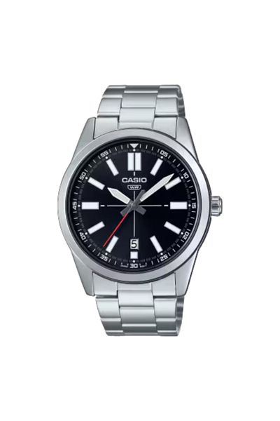 Casio CASIO Men's Analog Black Dial Watch - MTP-VD02D-1EUDF
