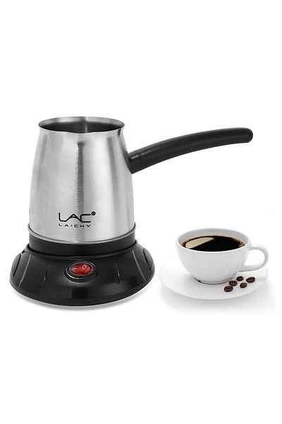 LAC LAICHY Electric Coffee Maker,500ml,360° rotatable base coffee maker, milk and butter heater