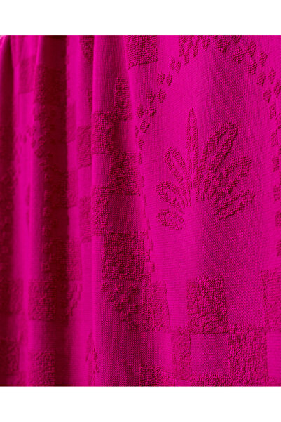 Madame Coco Πετσέτα θαλάσσης Tarpoue 100% βαμβακερή - Φούξια - 70x150 cm