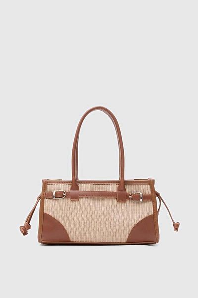 Shule Bags Geantă Baguette Maison Bej